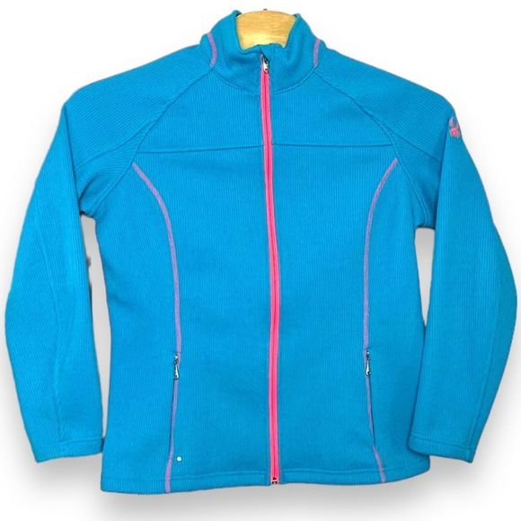 Spyder Blue and Pink Ski Jacket - Picture 1 of 8